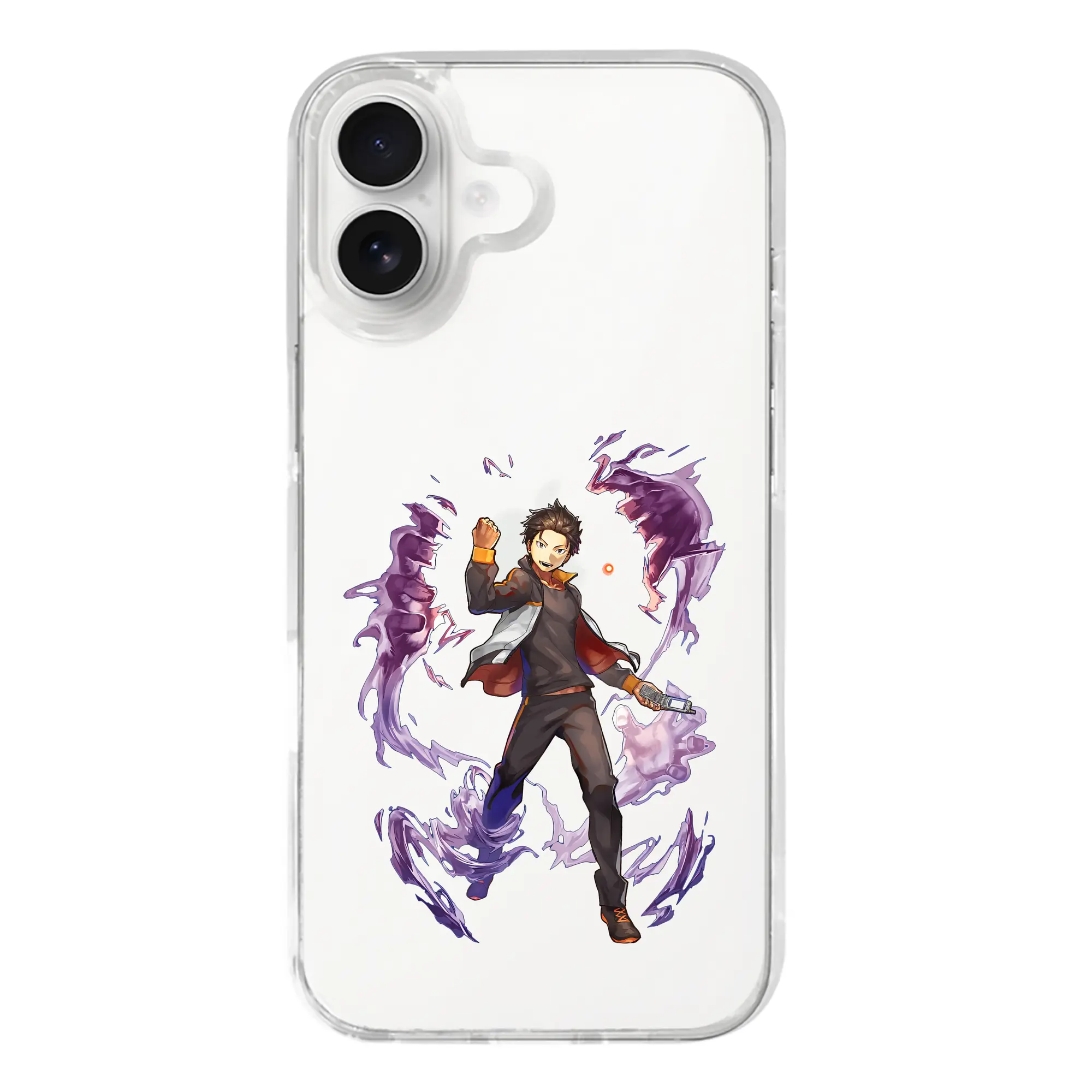 リゼロ グッズ ナツキ・スバル - iPhone 17シリーズ 透明スマホケース – 薄型・耐衝撃・精密フィット保護カバー